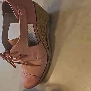 Camper espadrilles in pink leather size 38